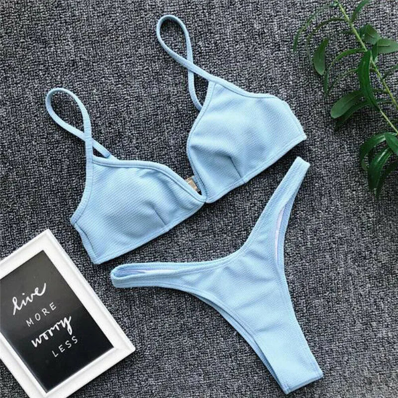 Bikini Femme Bandage Push-Up | Maillot de Bain 2 Pièces