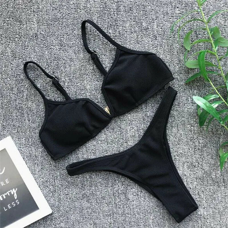 Bikini Femme Bandage Push-Up | Maillot de Bain 2 Pièces