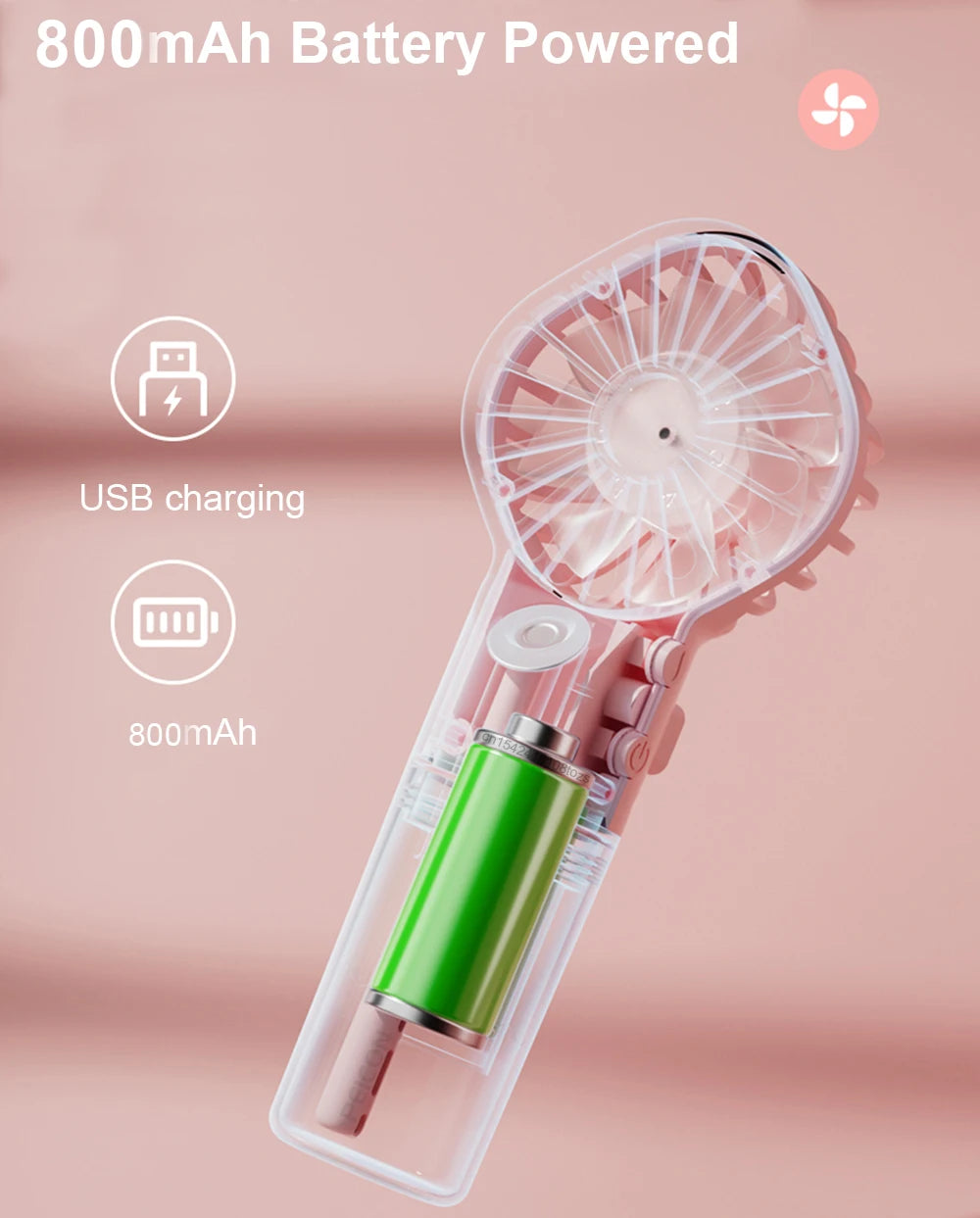 Ventilateur Humidificateur Portable USB — Fraîcheur & Hydratation