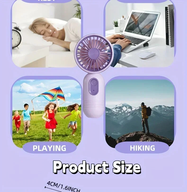 Ventilateur USB Compact 3 Vitesses — Silencieux & Efficace