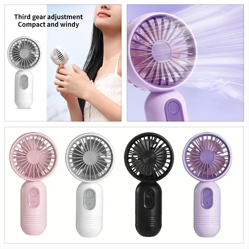Ventilateur USB Compact 3 Vitesses — Silencieux & Efficace