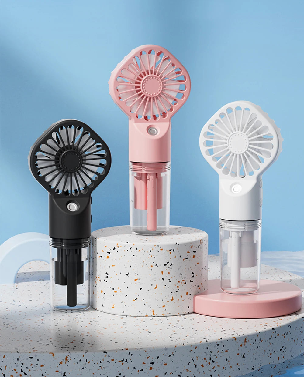 Ventilateur Humidificateur Portable USB — Fraîcheur & Hydratation