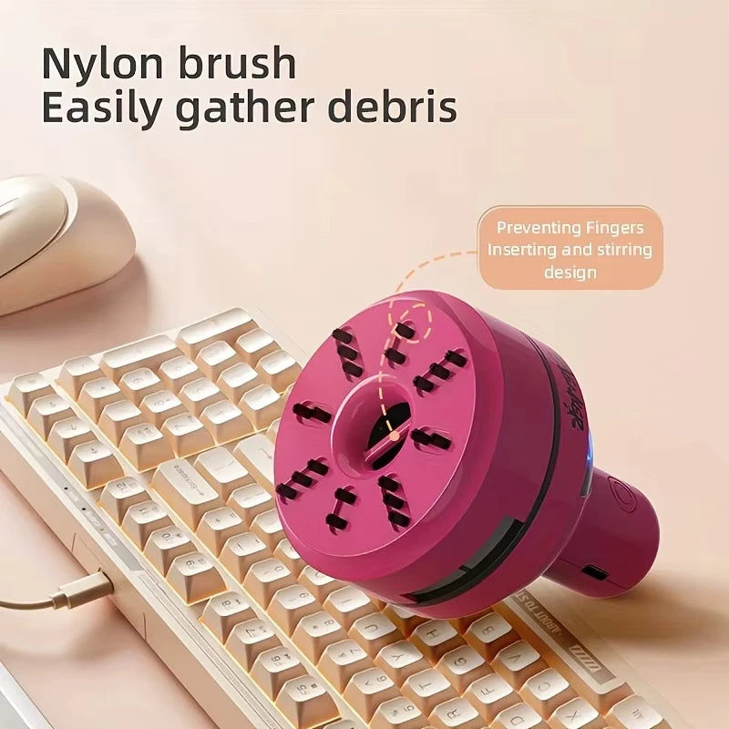 Aspirateur de Bureau USB Mini — Silencieux & Rechargeable