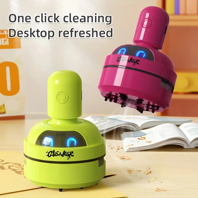 Aspirateur de Bureau USB Mini — Silencieux & Rechargeable