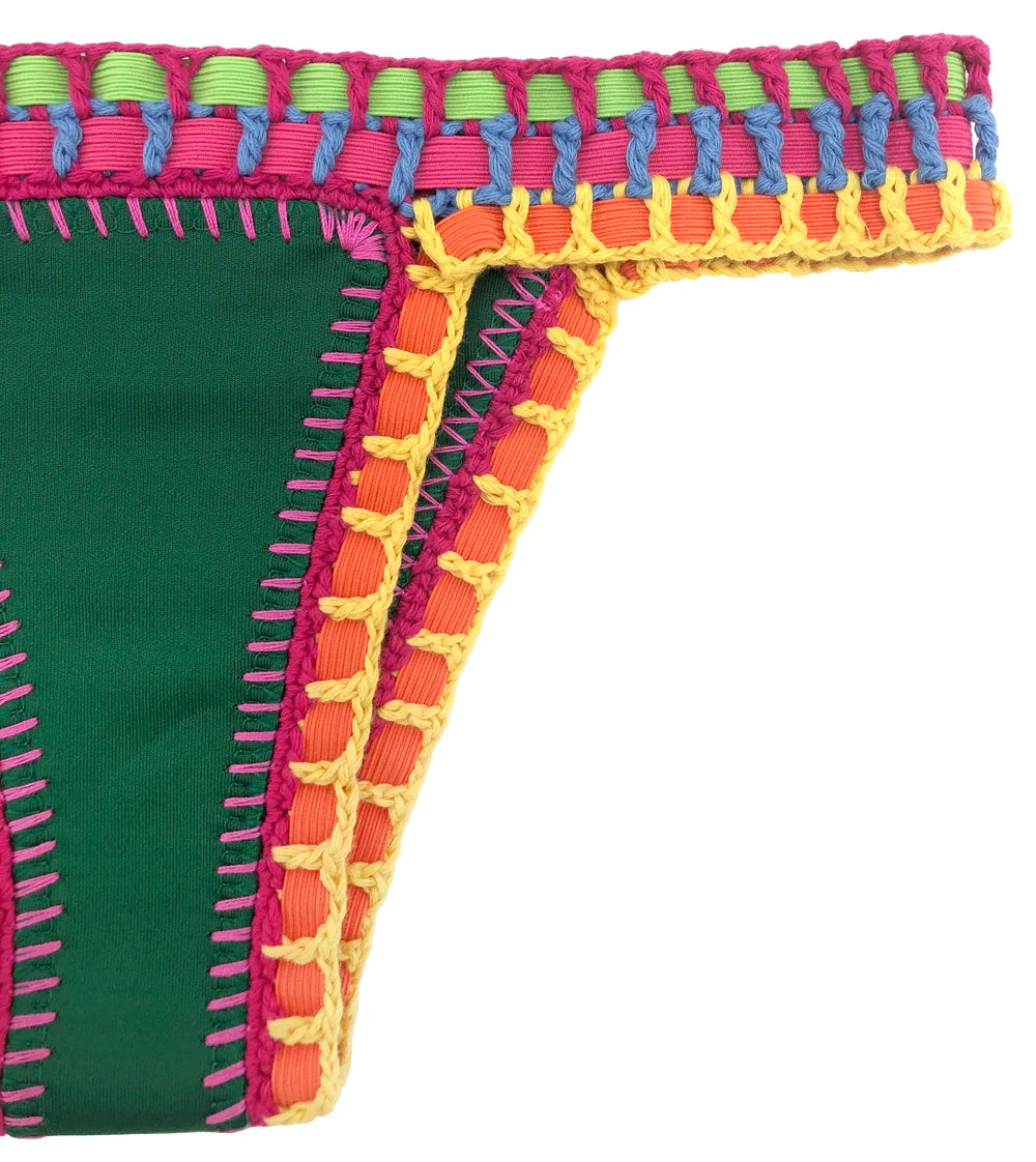 Bikini Crochet Femme | Maillot de Bain Bohème 2 Pièces