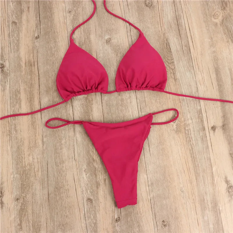 Bikini Bretelles Tressées Femme | Fines Bretelles Toutes Morphologies