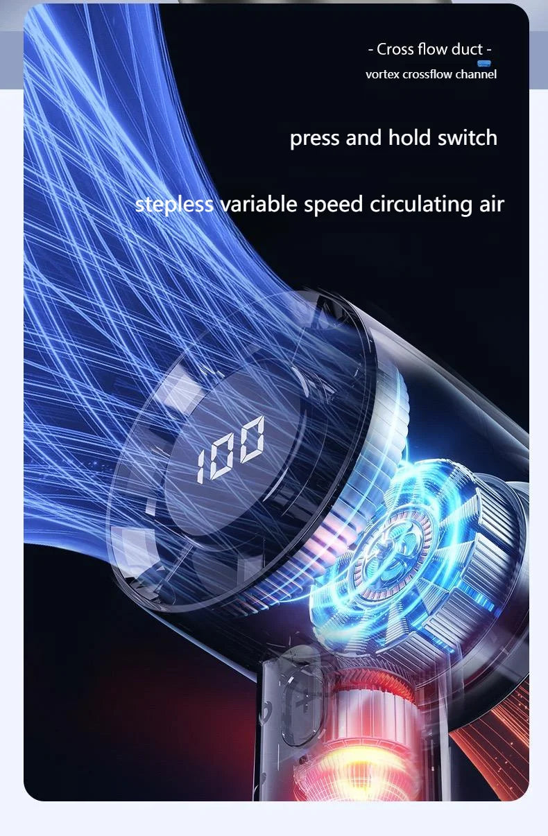 Ventilateur Portable LED Réfrigérant — Fraîcheur & Ambiance