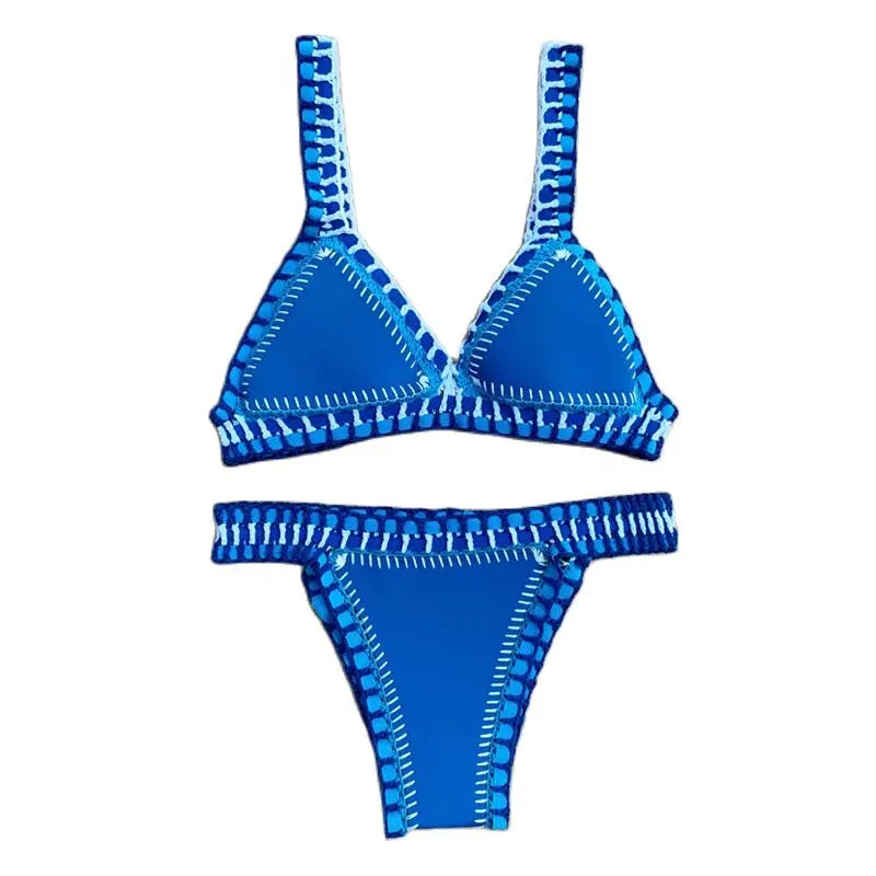 Bikini Crochet Femme | Maillot de Bain Bohème 2 Pièces