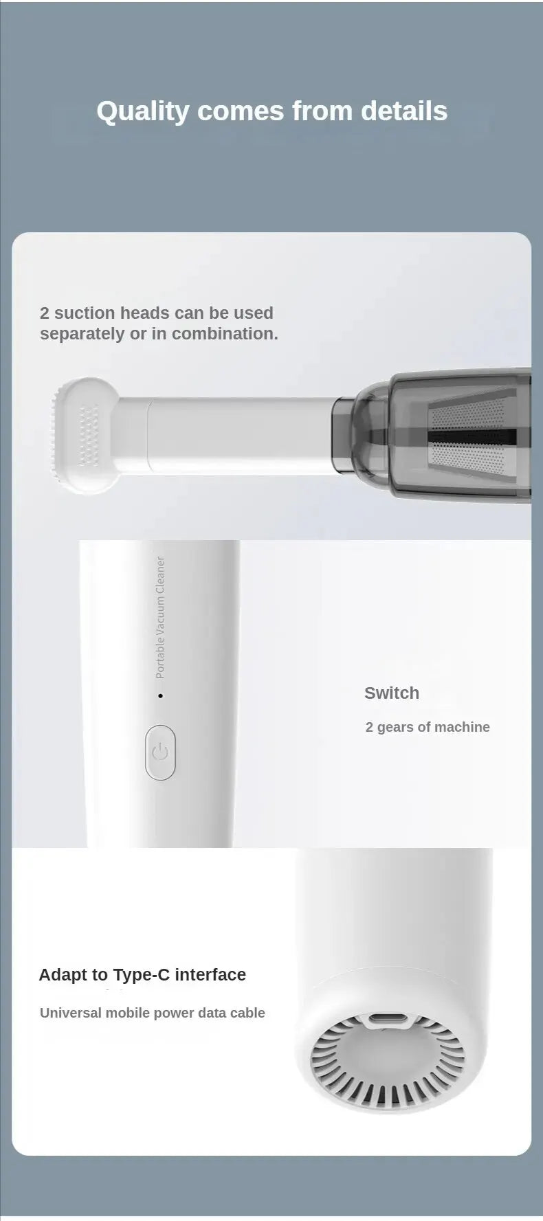 CleanMini™ – Aspirateur portable ultra puissant