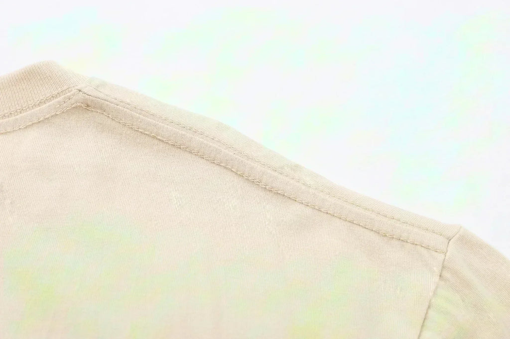 T-shirt Blanc Oversize Unisexe | Coton Uni Rétro Manches Courtes