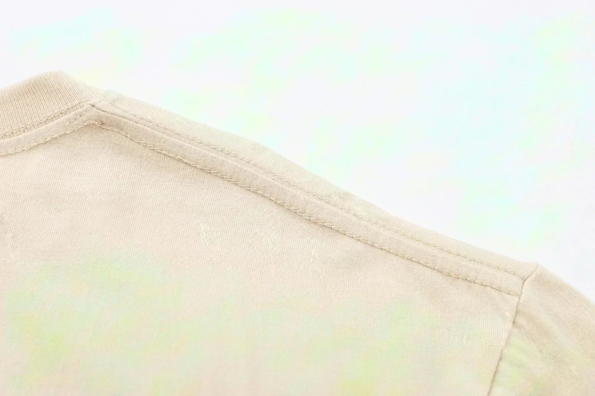 T-shirt Blanc Oversize Unisexe | Coton Uni Rétro Manches Courtes