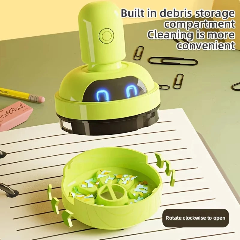 Aspirateur de Bureau USB Mini — Silencieux & Rechargeable