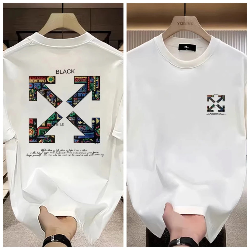 T-shirt 100% Coton Unisexe | Coupe Loose Été Manches Courtes