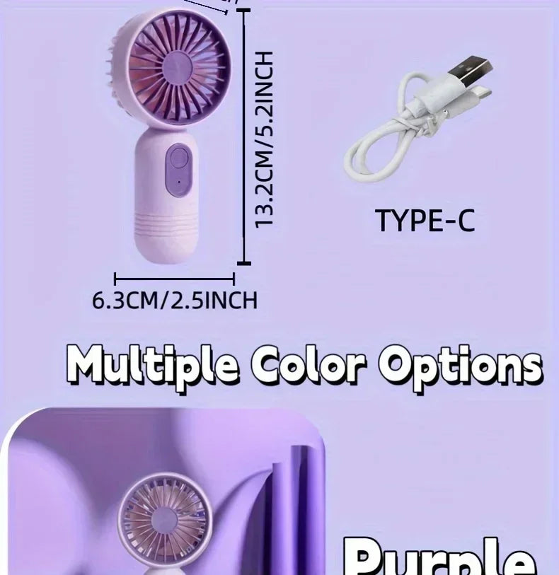 Ventilateur USB Compact 3 Vitesses — Silencieux & Efficace