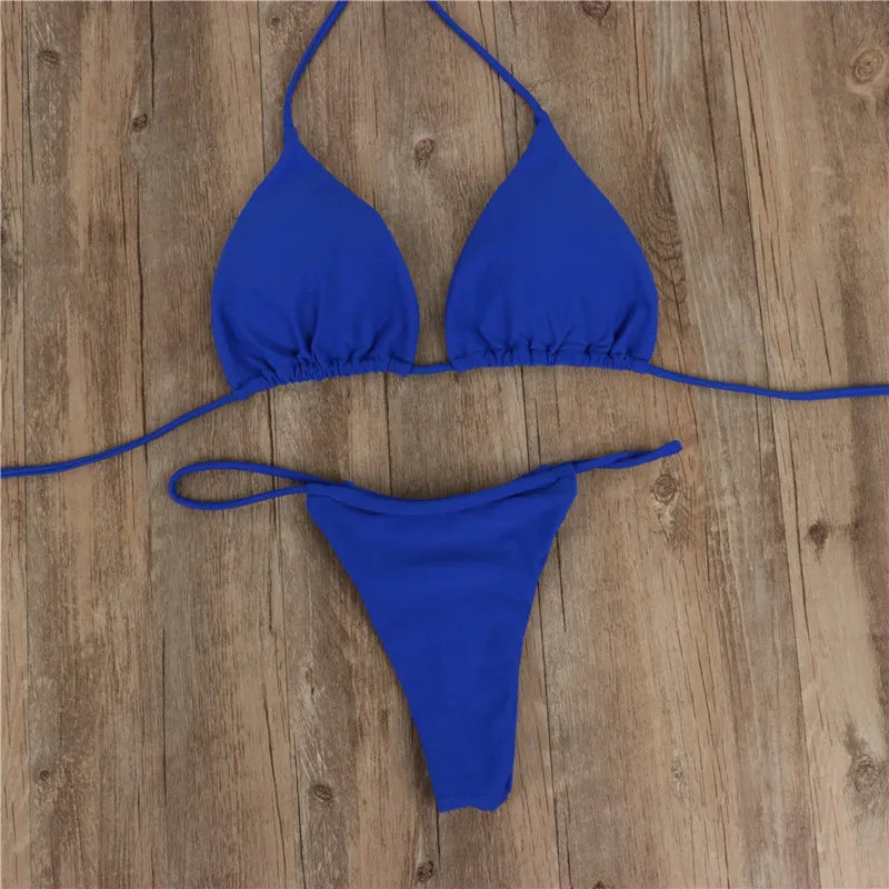 Bikini Bretelles Tressées Femme | Fines Bretelles Toutes Morphologies