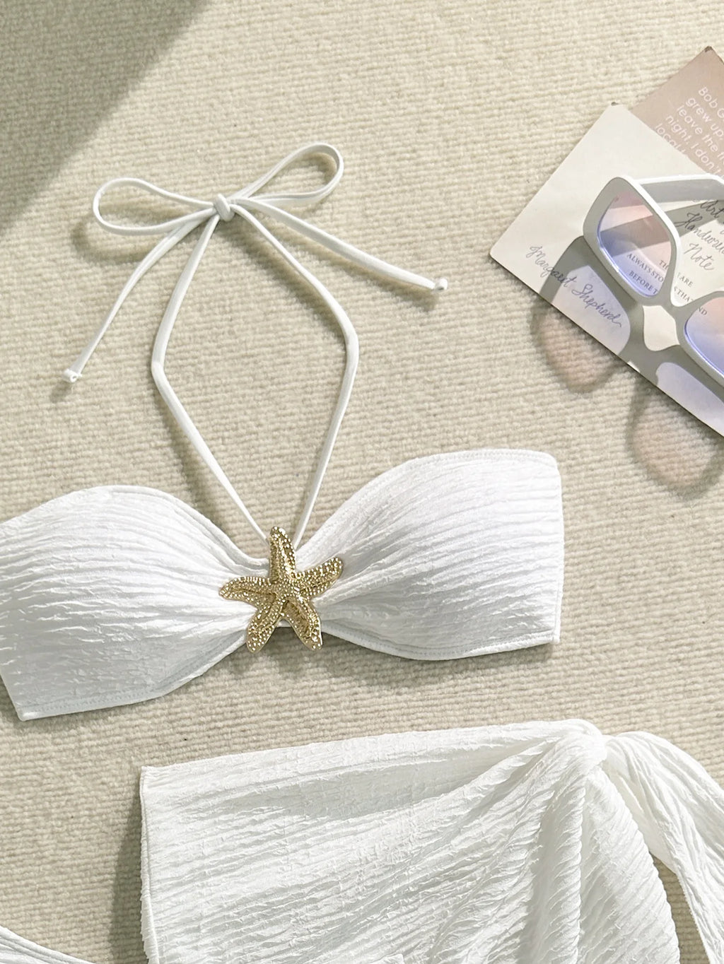 Bikini Bandeau 3 Pièces Femme | Maillot Côtelé Tendance 2026