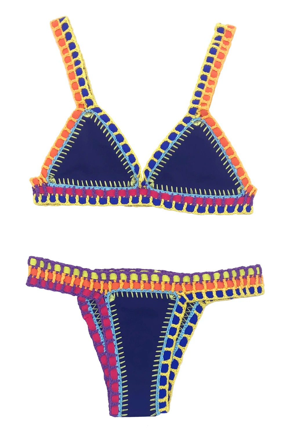 Bikini Crochet Femme | Maillot de Bain Bohème 2 Pièces