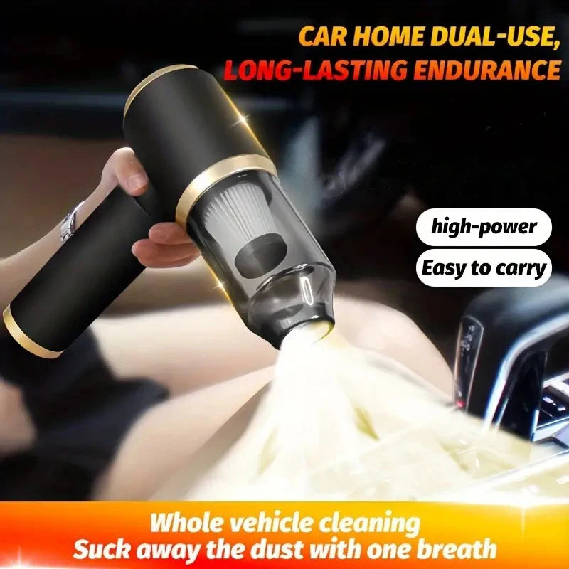 Mini aspirateur portable 3-en-1 sans fil – voiture, bureau et maison