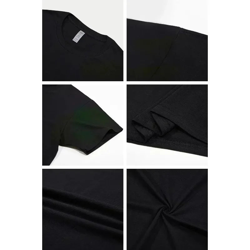 T-shirt 100% Coton Unisexe | Coupe Loose Été Manches Courtes