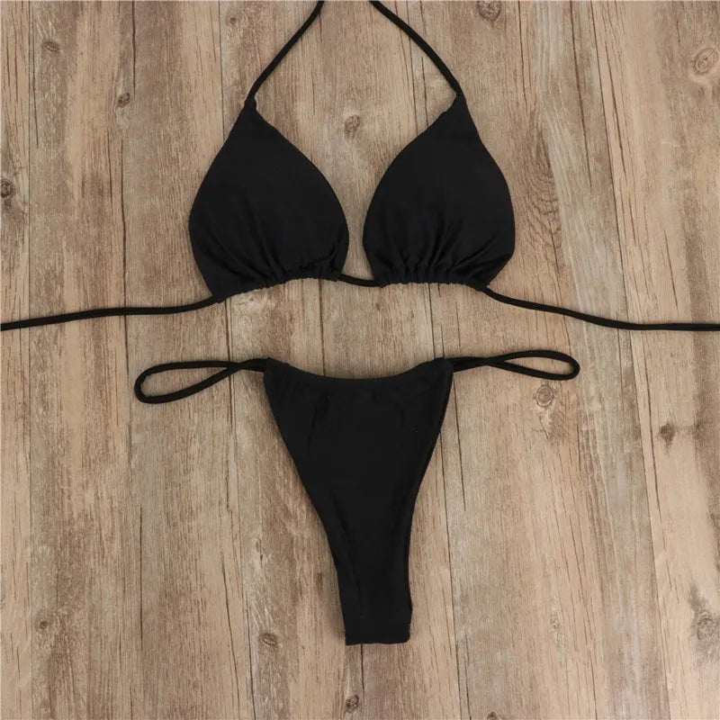 Bikini Bretelles Tressées Femme | Fines Bretelles Toutes Morphologies