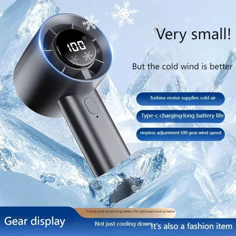 Ventilateur Portable LED Réfrigérant — Fraîcheur & Ambiance