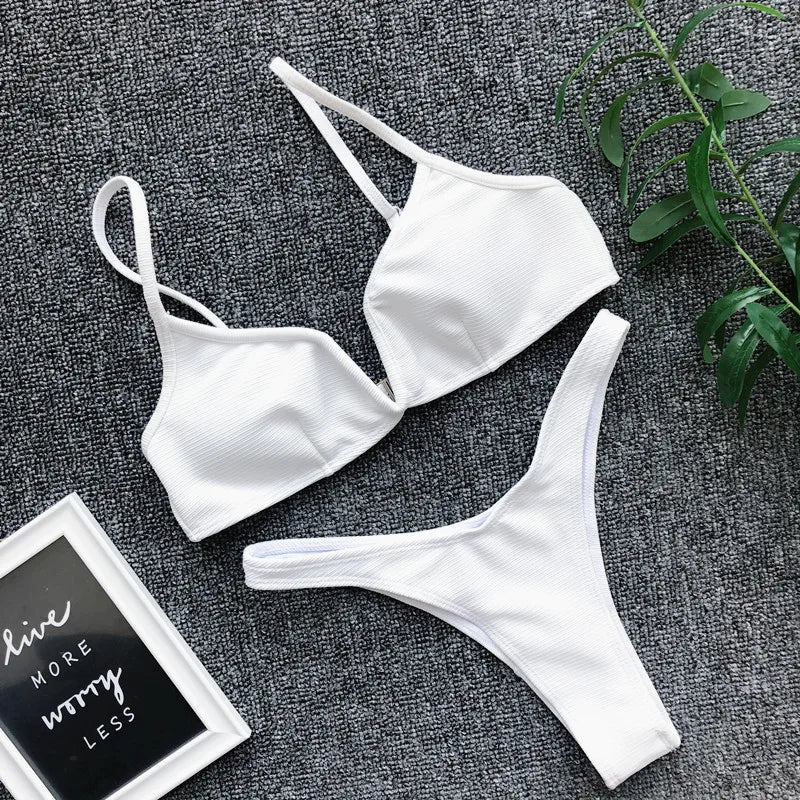 Bikini Femme Bandage Push-Up | Maillot de Bain 2 Pièces