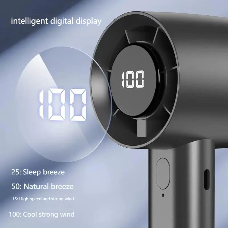 Ventilateur Portable LED Réfrigérant — Fraîcheur & Ambiance