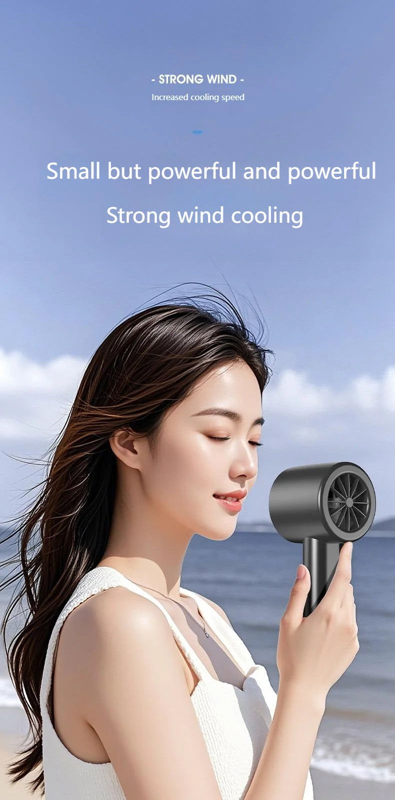 Ventilateur Portable LED Réfrigérant — Fraîcheur & Ambiance