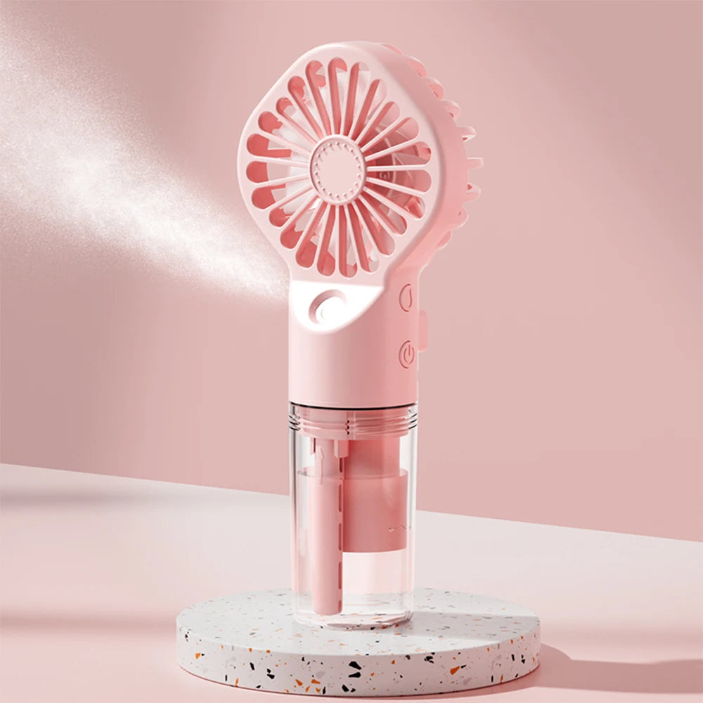 Ventilateur Humidificateur Portable USB — Fraîcheur & Hydratation