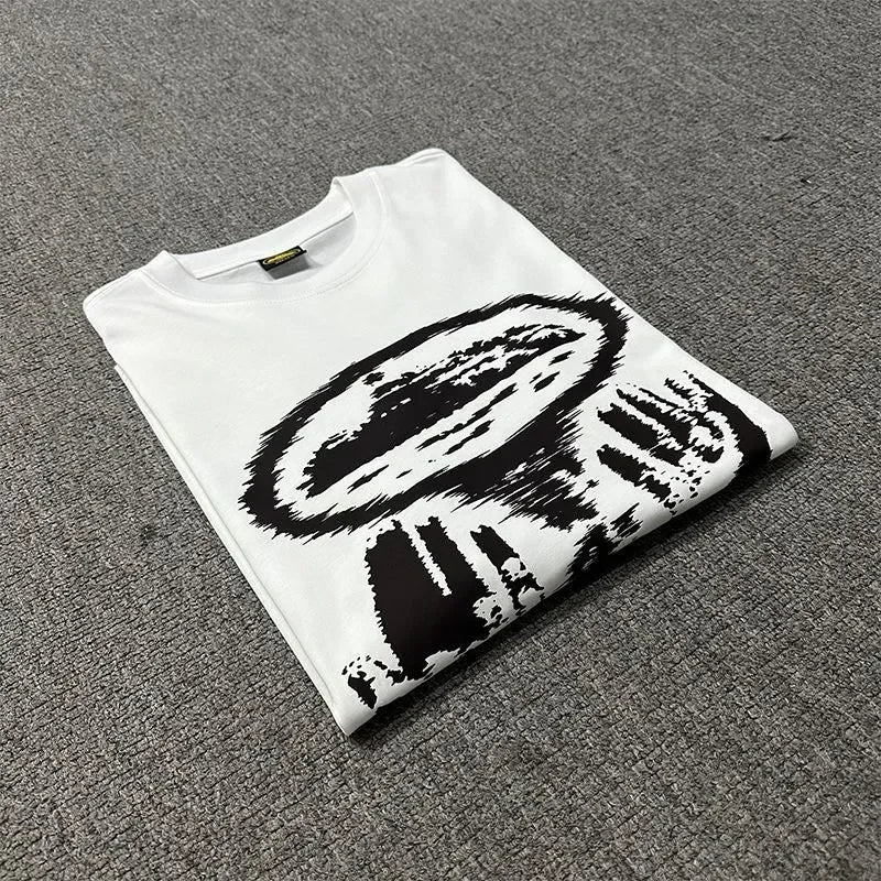 T-shirt Imprimé Oversize Unisexe | Style Streetwear Avant-Garde