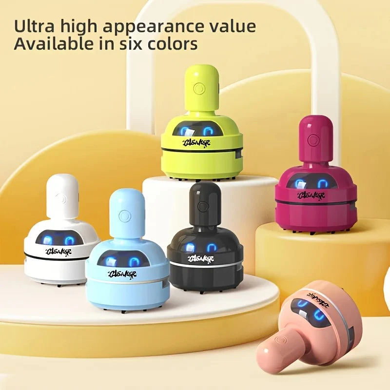 Aspirateur de Bureau USB Mini — Silencieux & Rechargeable