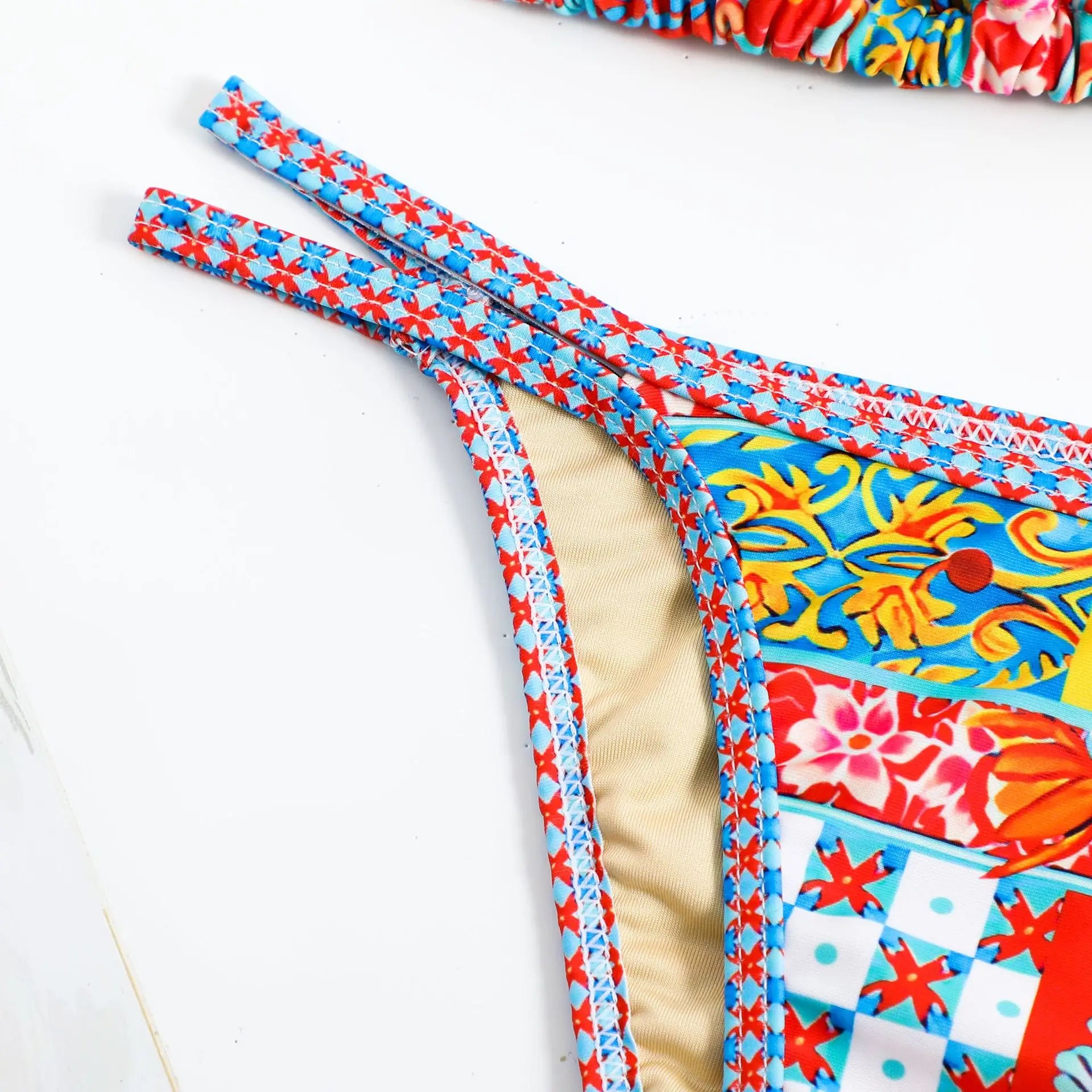 Bikini Imprimé Bohème Femme | 2 Pièces Rembourrage Amovible