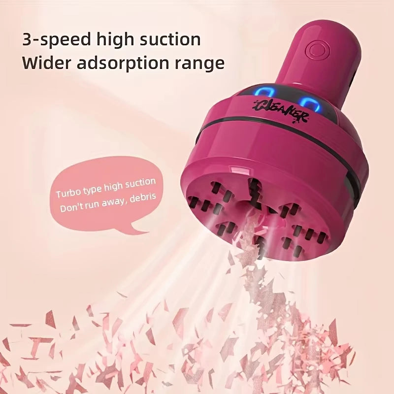 Aspirateur de Bureau USB Mini — Silencieux & Rechargeable