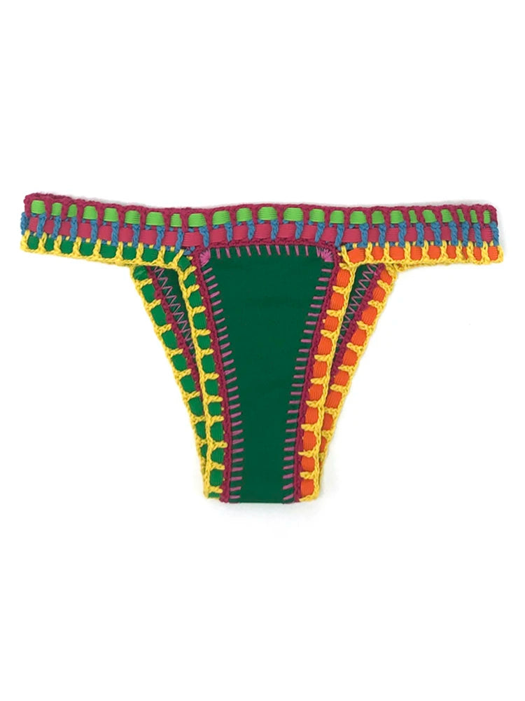 Bikini Crochet Femme | Maillot de Bain Bohème 2 Pièces